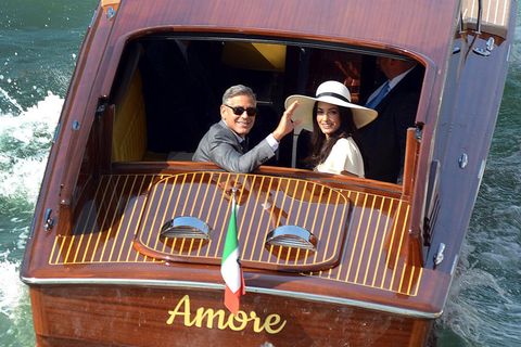 George Clooney und Amal in Venedig