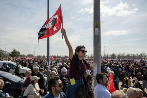 Massendemo für Demokratie