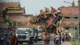 Das Epizentrum des stärksten Bebens lag in der Nähe von Mandalay, der mit 1,6 Millionen Einwohnern zweitgrößten Stadt Myanmars