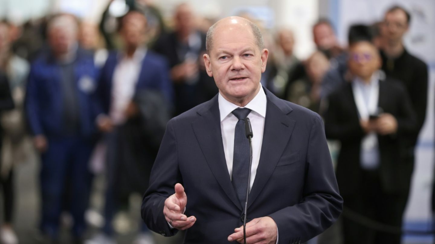 Scholz bei der Hannover Messe 2024