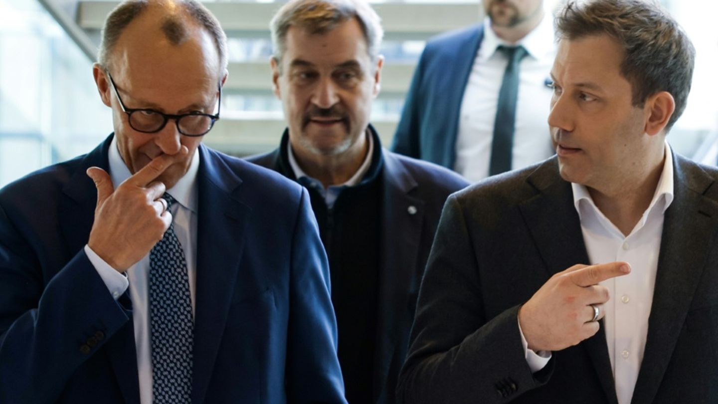 Parteichefs Merz, Söder und Klingbeil