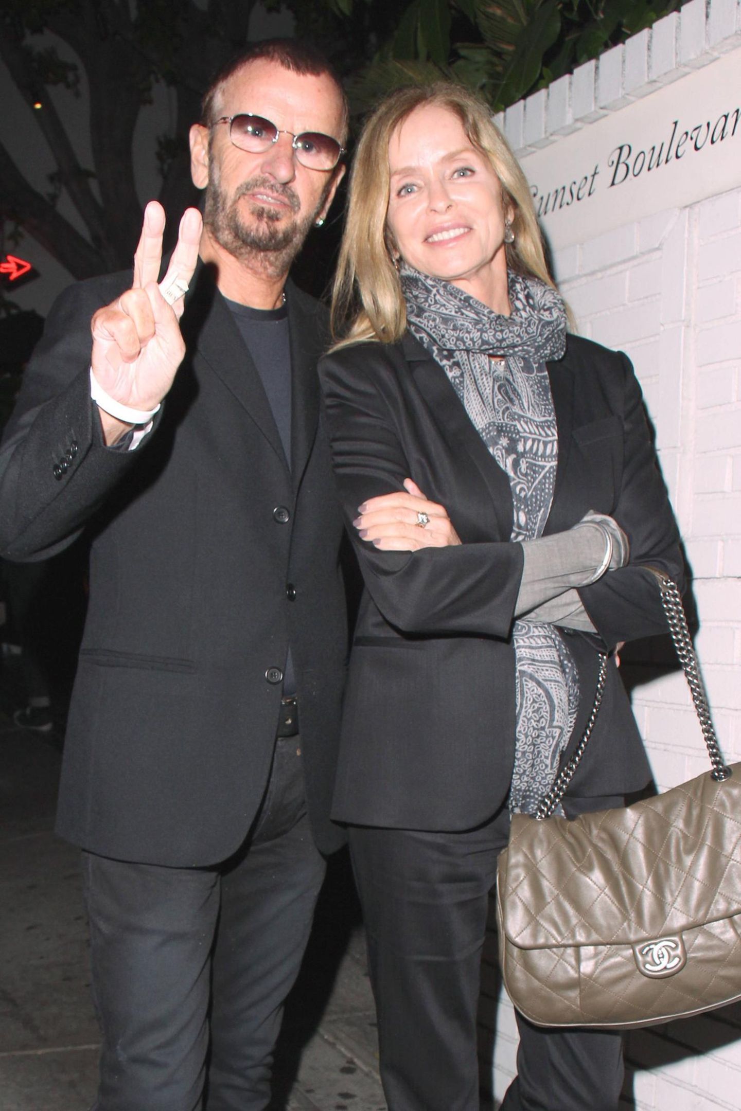 Barbara Bach 2013 mit ihrem Ehemann Ringo Starr