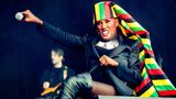 Grace Jones bei einem Konzert 2024 auf der Bühne