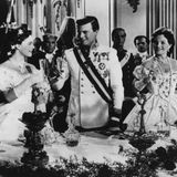 Romy Schneider 1955 als Sissi – mit Krönchen und Karlheinz Böhm als Kaiser Franz-Josef