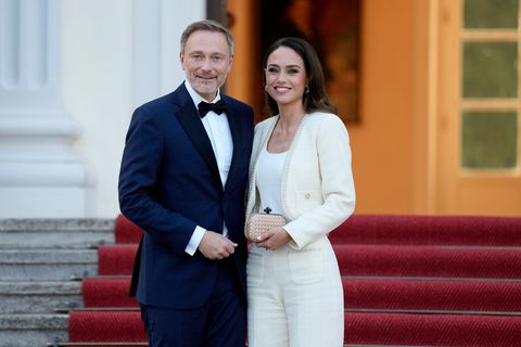 Christian Lindner mit seiner Ehefrau Franca Lehfeldt