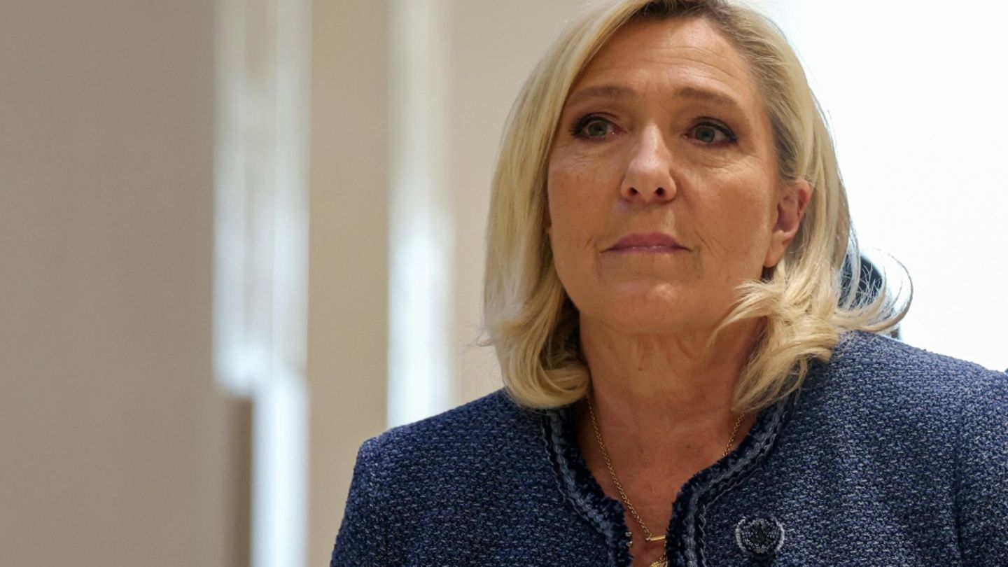 Marine Le Pen am Montag