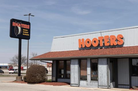 Eine. Hooters  Filiale in den USA