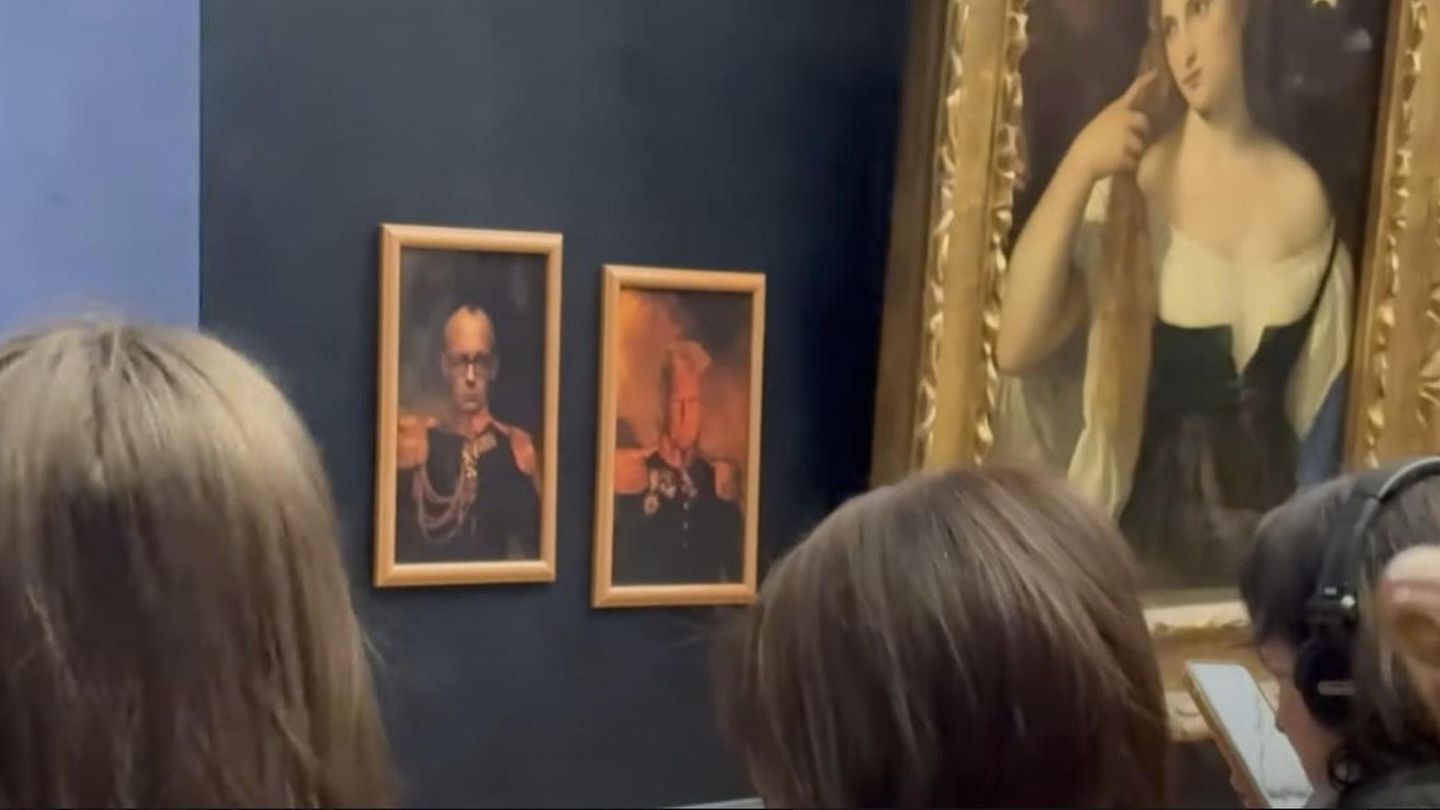 Merz und Trump hingen kurzzeitig im Louvre