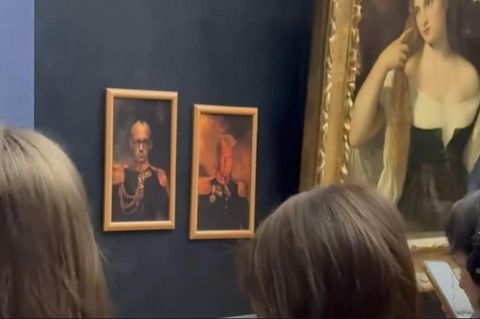 Merz und Trump hingen kurzzeitig im Louvre