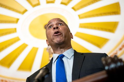 Cory Booker sitzt für New Jersey im Senat. Mit seiner Rede will er ein Zeichen gegen Donald Trump setzen