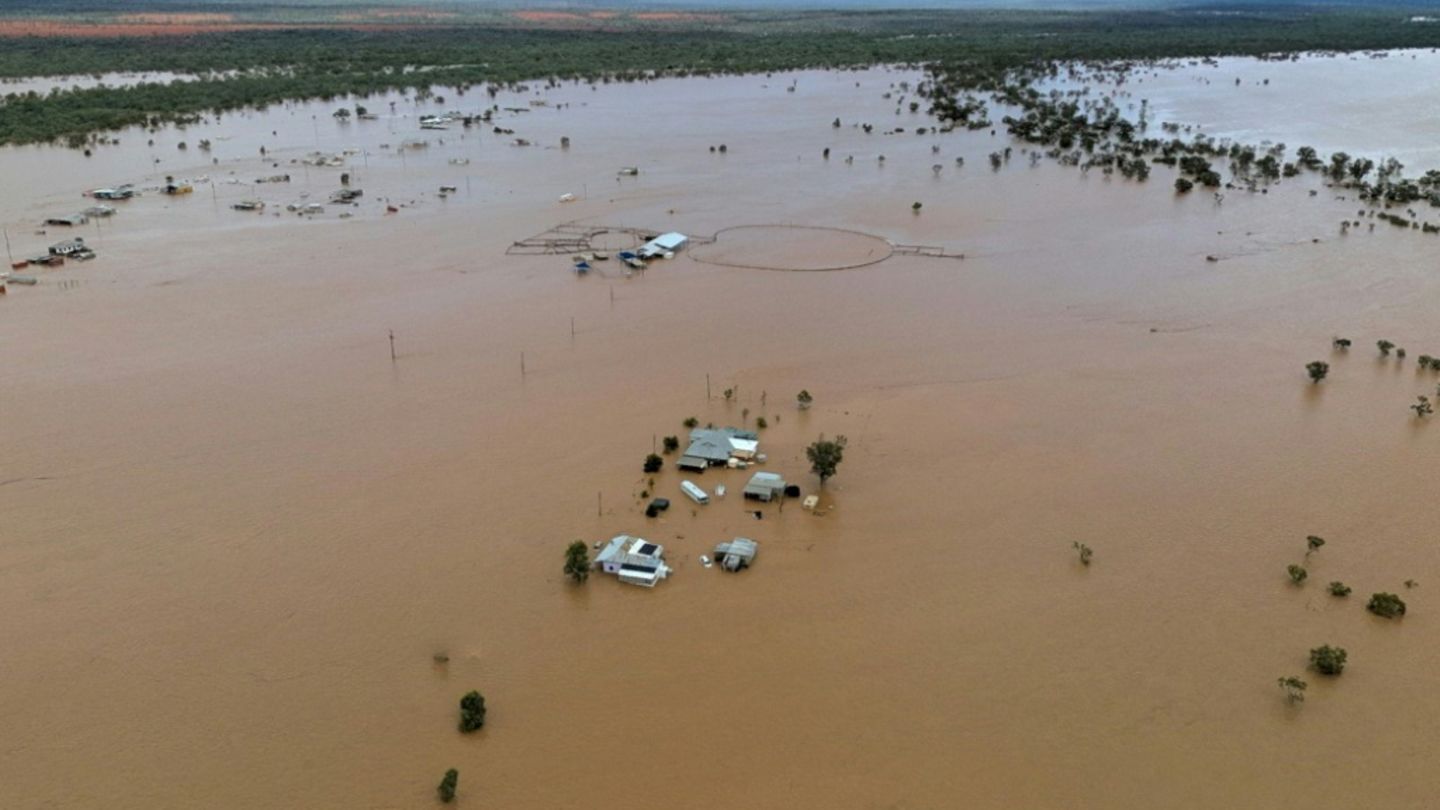 Überschwemmungen im australischen Bundesstaat Queensland