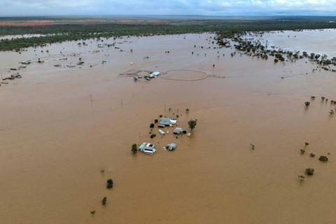 Überschwemmungen im australischen Bundesstaat Queensland