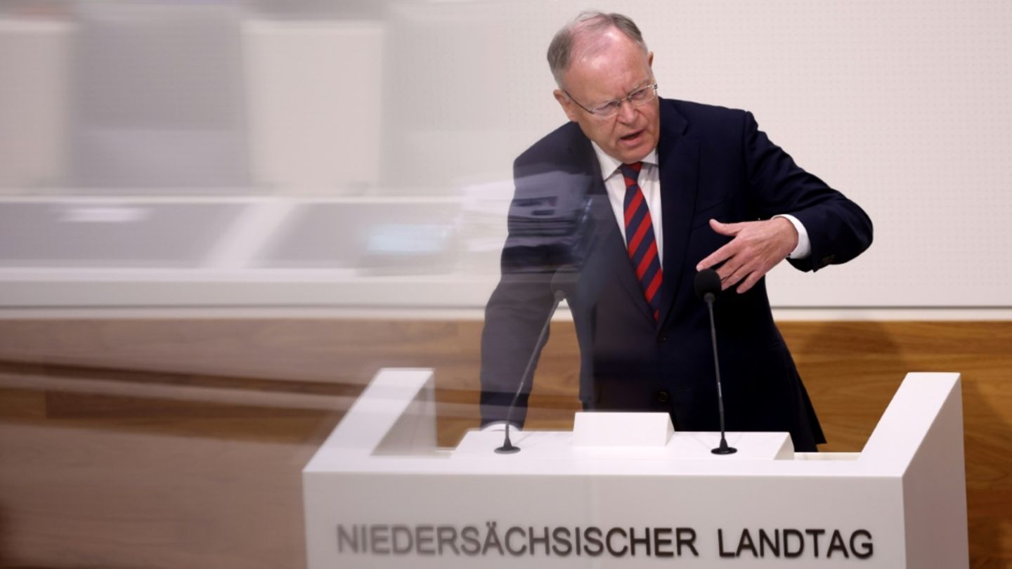Stephan Weil im Landtag