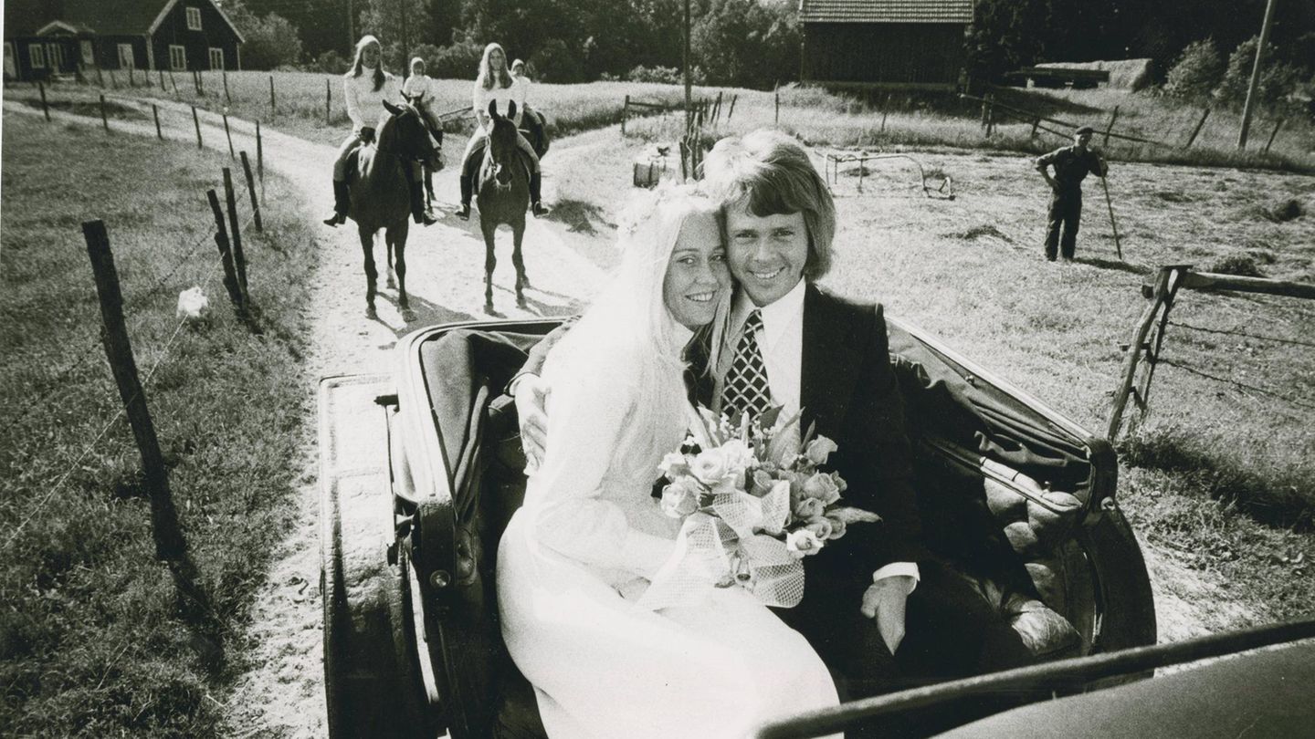 Hochzeit Agnetha Fältskog und Björn Ulvaeus am July 06, 1971