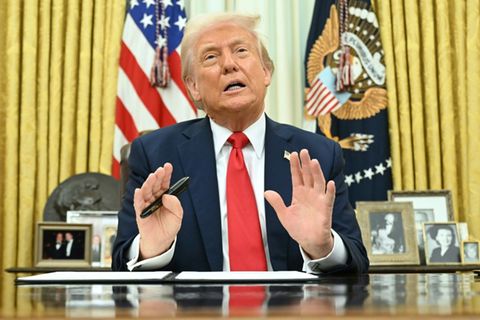 Donald Trump im Oval Office