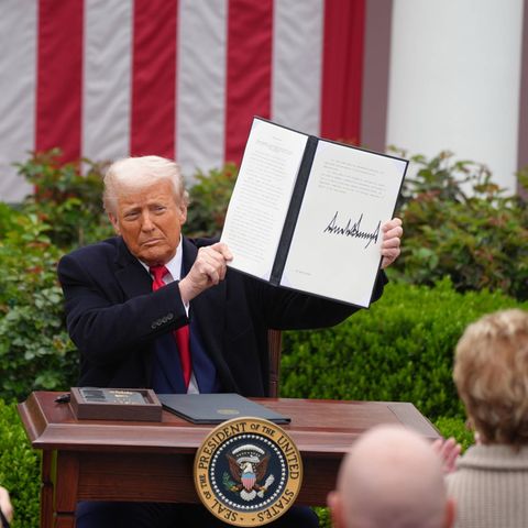US-Präsident Donald Trump hat am Mittwoch umfangreiche Zölle auf alle Importe verkündet