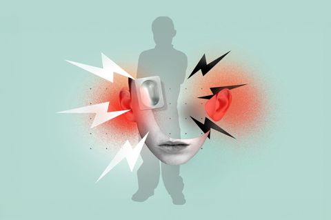 Rote-Ohren-Syndrom: Illustration eines Jungen mit den Beschwerden
