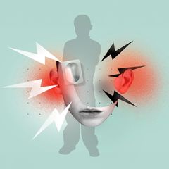 Rote-Ohren-Syndrom: Illustration eines Jungen mit den Beschwerden