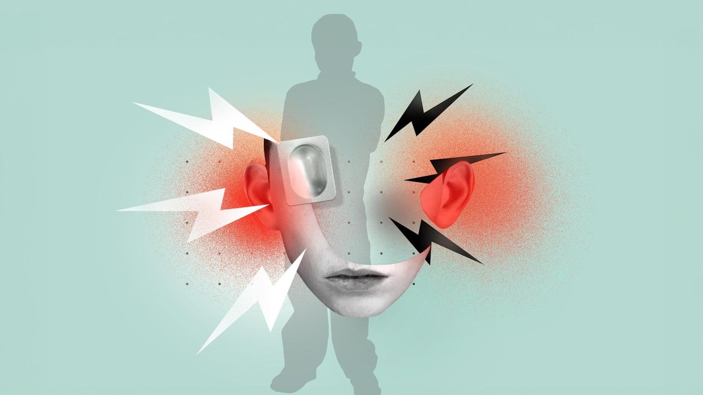 Rote-Ohren-Syndrom: Illustration eines Jungen mit den Beschwerden Rote-Ohren-Syndrom: Illustration eines Jungen mit den Beschwerden