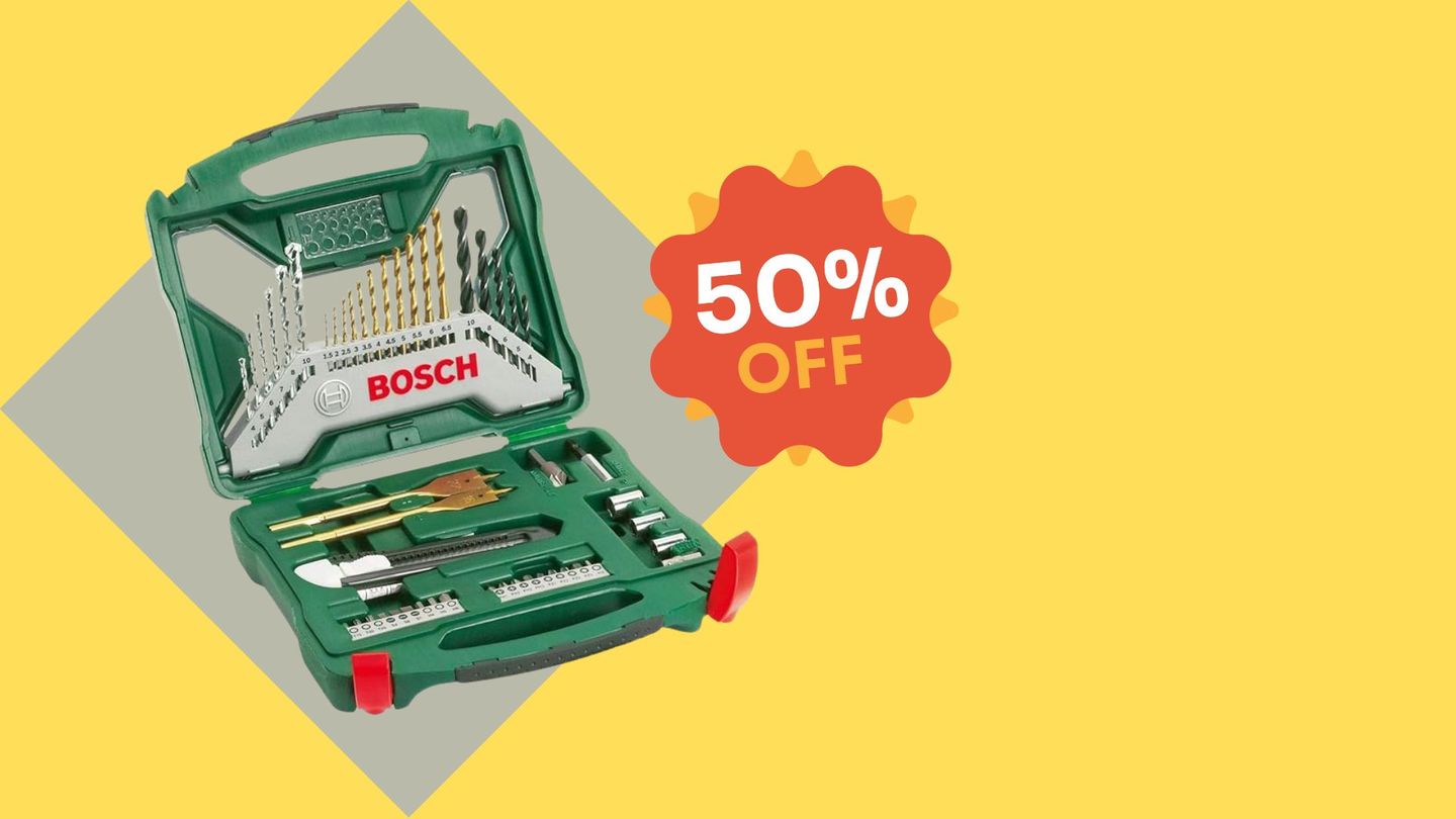 50 % günstiger: Bohren und schrauben: Profi-Bohrerset von Bosch heute zum Hammerpreis