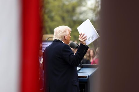 US-Präsident Donald Trump ist sich offenbar sicher, den USA mit den Zöllen einen Gefallen getan zu haben