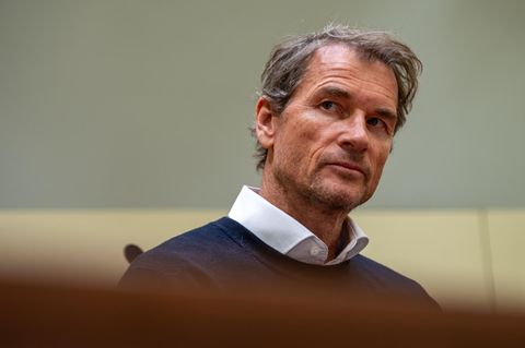 Jens Lehmann im Gerichtssaal in München
