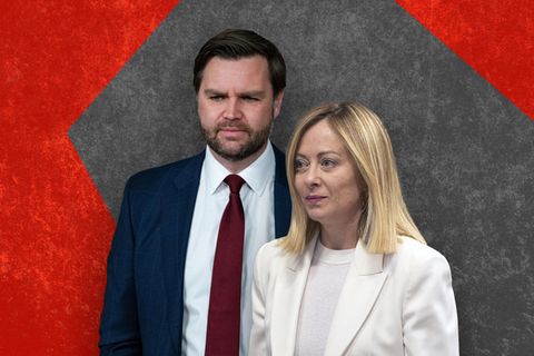 J.D. Vance und Meloni