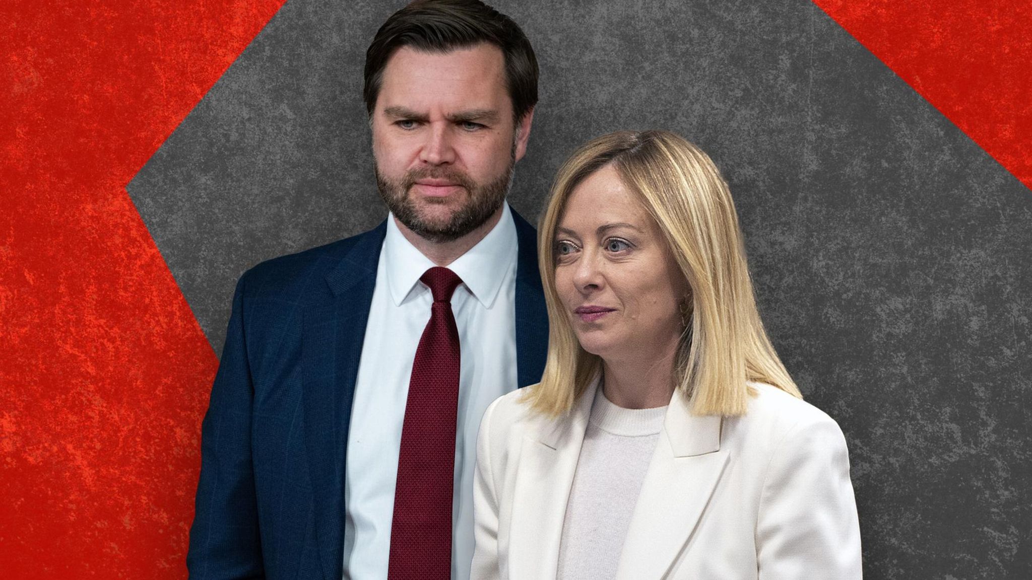 J.D. Vance und Meloni
