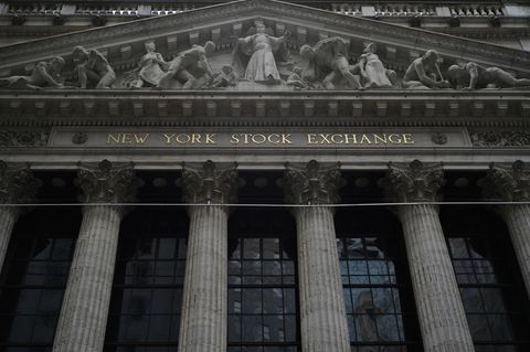 Außenansicht der New Yorker Börse
