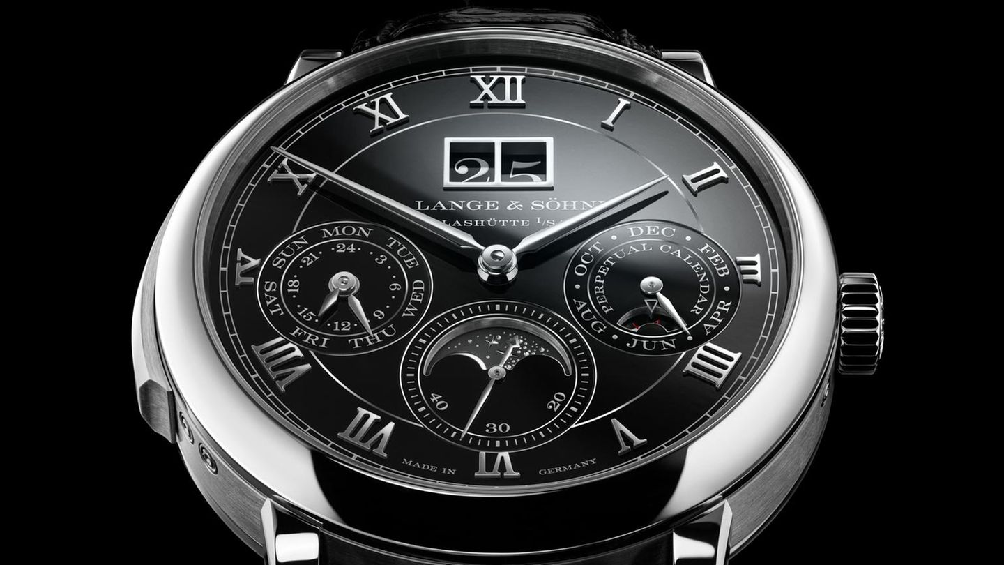 Große Uhrmacher-Kunst "Minute Repeater Perpetual" von A. Lange & Söhne