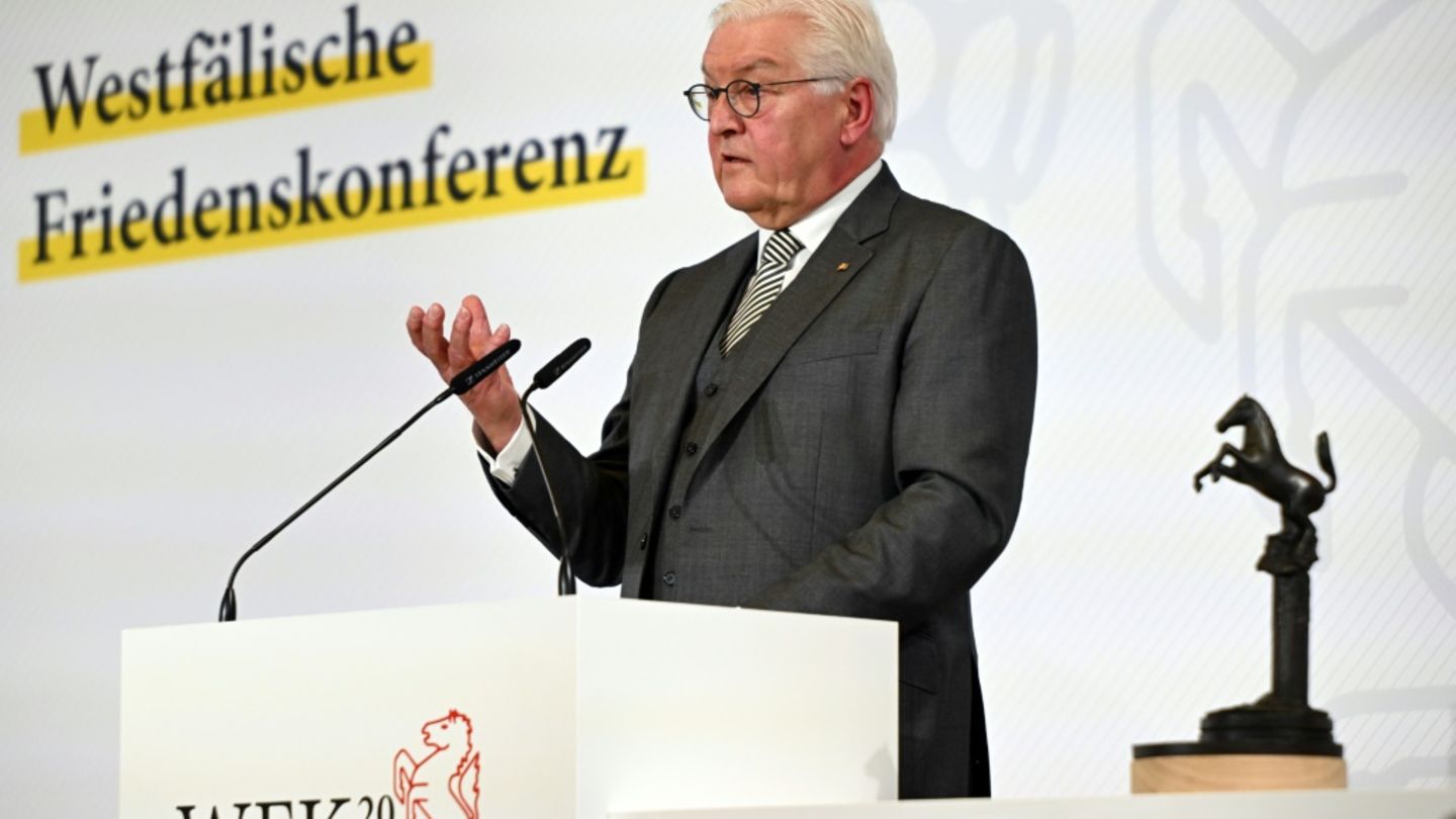 Steinmeier bei Rede in Münster
