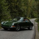 Ein Porsche 911F aus den 80ern mit E-Motor