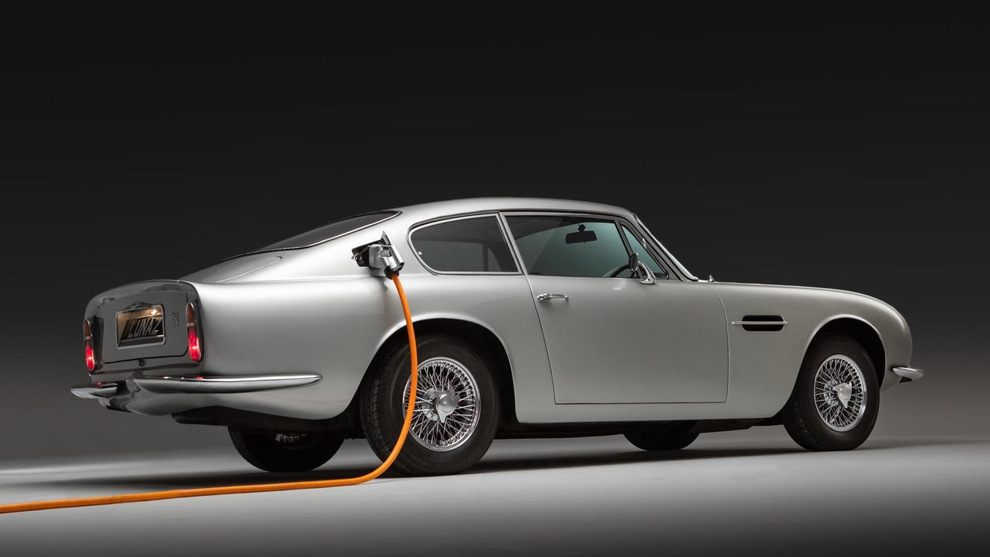 Ein Aston Martin DB6 als E-Auto Ein Aston Martin DB6 als E-Auto