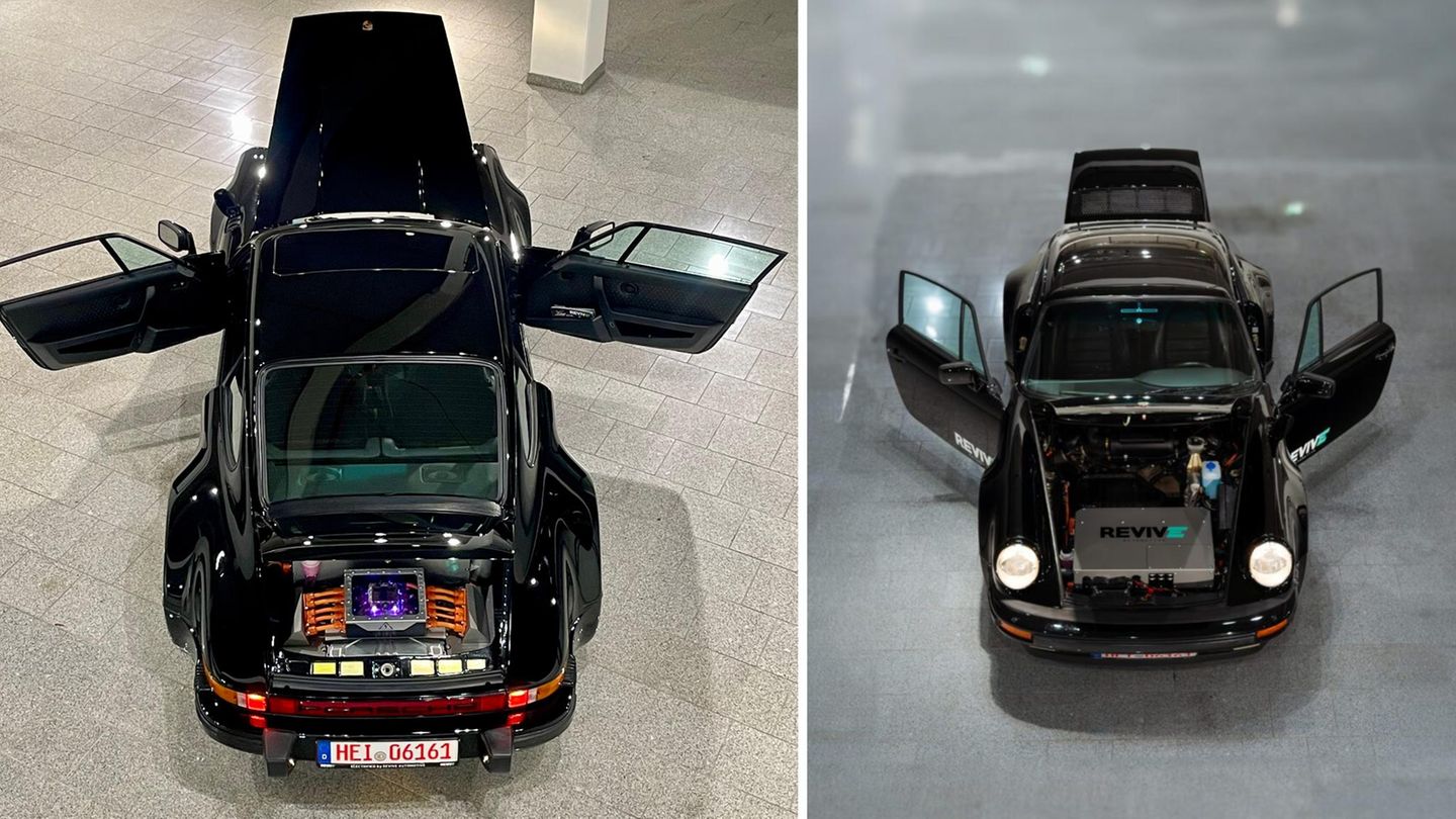 Ein Porsche 911G aus den 80ern mit E-Motor Ein Porsche 911G aus den 80ern mit E-Motor