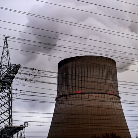 The Emsland nuclear power plant in Lower Saxony