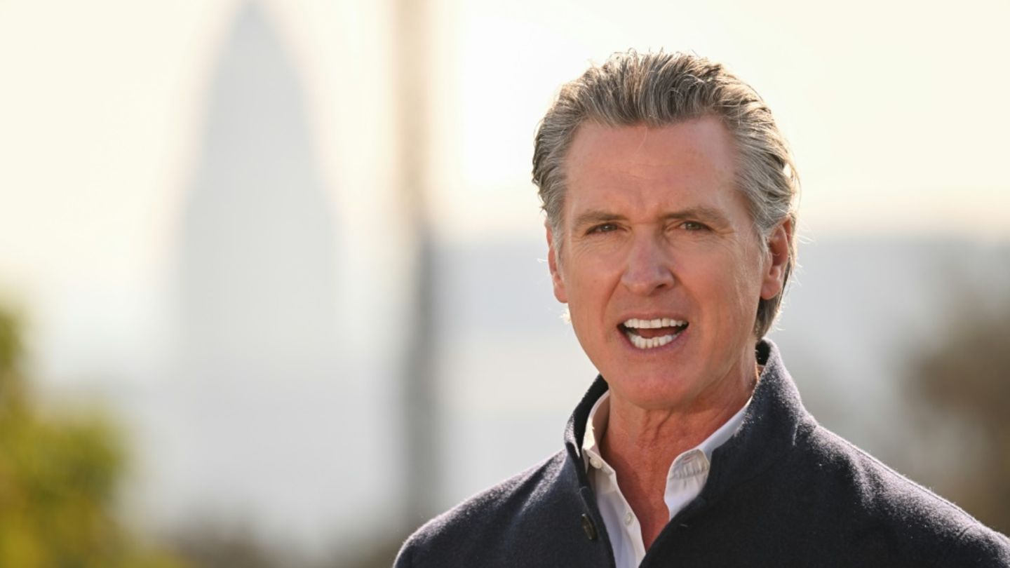 Kaliforniens Gouverneur Gavin Newsom, Foto vom Januar