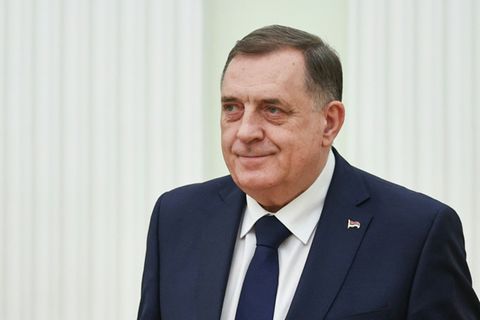 Dodik, bei einem Besuch in Moskau vom 1. April (Bildquelle: Sputnik)