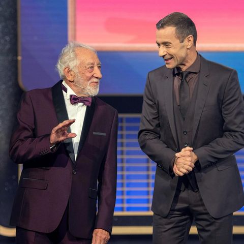 Dieter Hallervorden und Kai Pflaume bei "75 Jahre ARD"