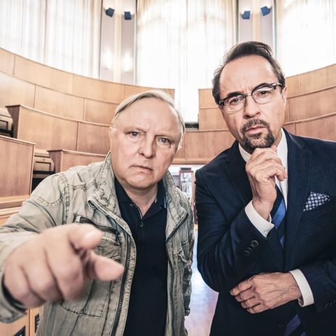 "Tatort: Fiderallala": Frank Thiel (Axel Prahl) und Professor Karl-Friedrich Boerne (Jan Josef Liefers) werden mit einem neuen