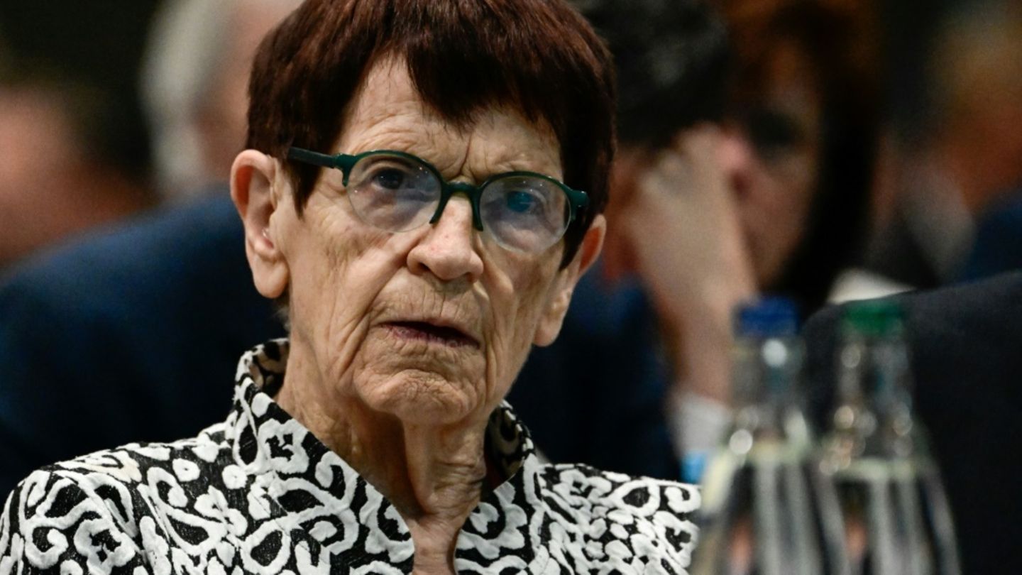 Rita Süßmuth auf einem CDU-Parteitag im Jahr 2024