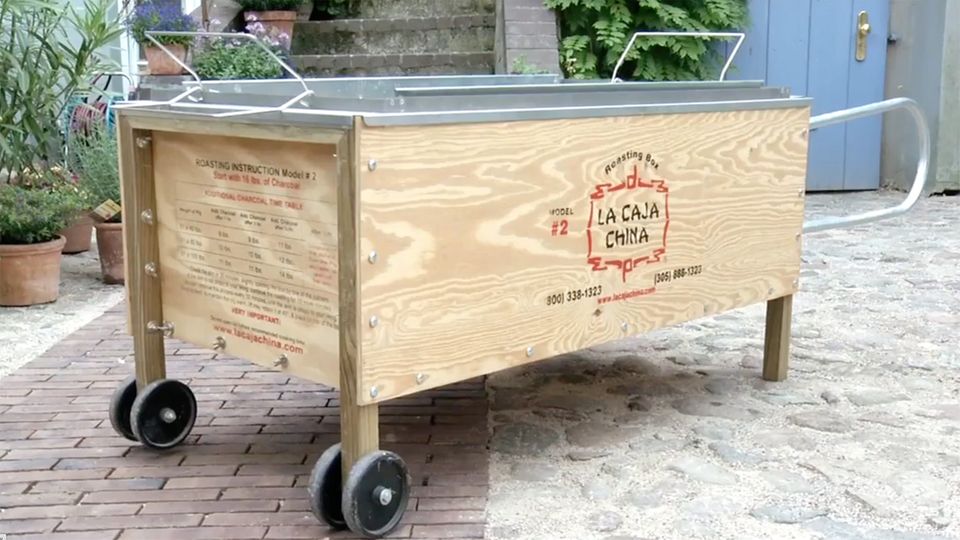 Grillen für Profis: Das Schwein aus der Kiste