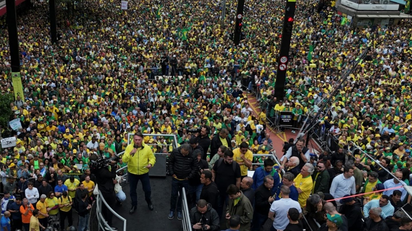 Pro-Bolsonaro-Kundgebung in São Paulo
