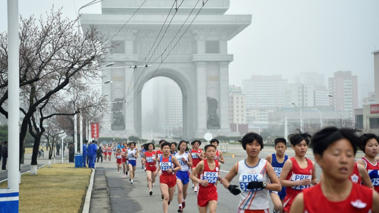 Lauf durch Pjöngjang