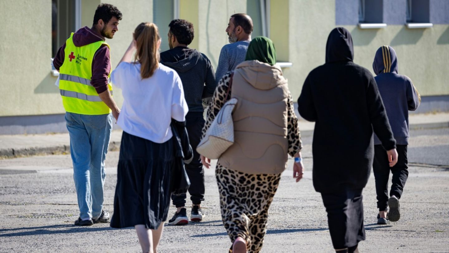 Asylbewerber in Unterkunft in Eisenhüttenstadt