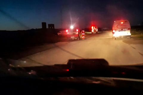 Bild eines Handyvideos des Vorfalls im Gazastreifen