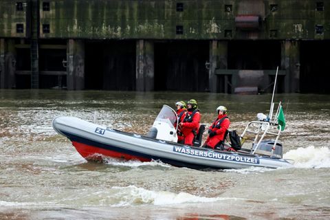 Ein Boot der Wasserschutzpolizei (Archiv)