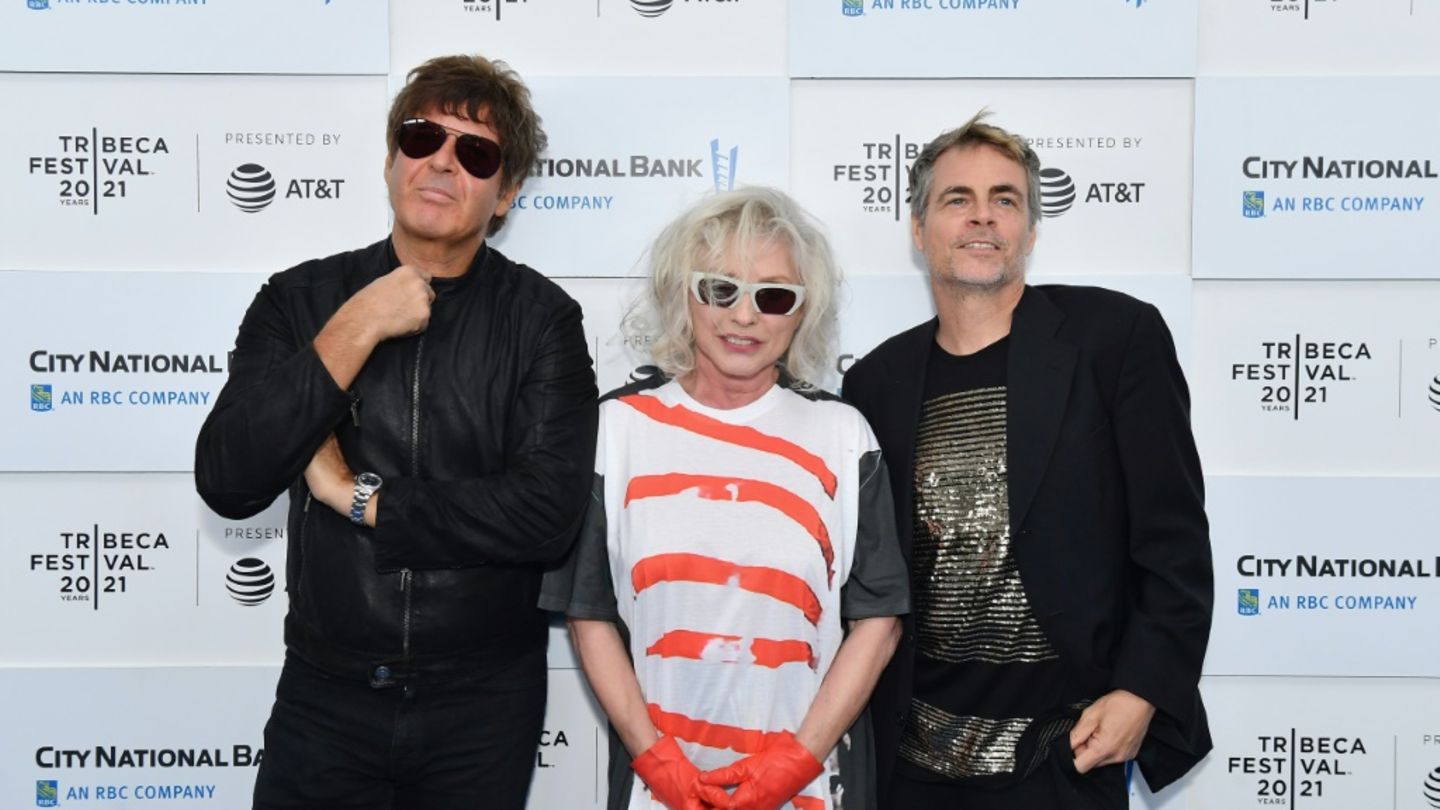 Blondie-Schlagzeuger Clem Burke (l.) im Jahr 2021