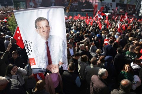 Protest gegen Inhaftierung Imamoglus