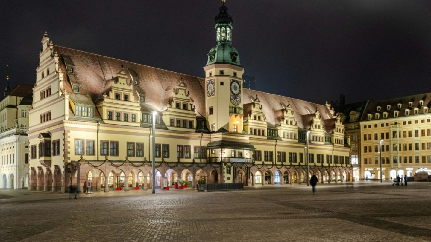 Altes Rathaus an Leipziger Marktplatz