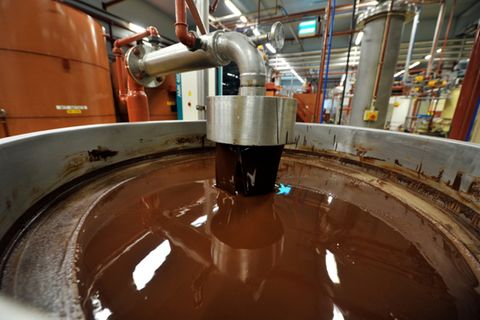 Schokoladenproduktion
